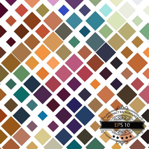 Cool Abstract geometric background with gifferent squares - Vecteur, image