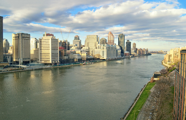 East River - aerial view. - Photo, Image