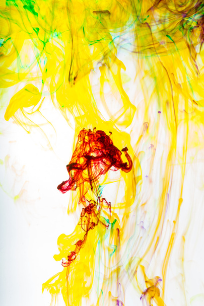 Acrylic colors and ink in water. Abstract background. - Foto, Imagen
