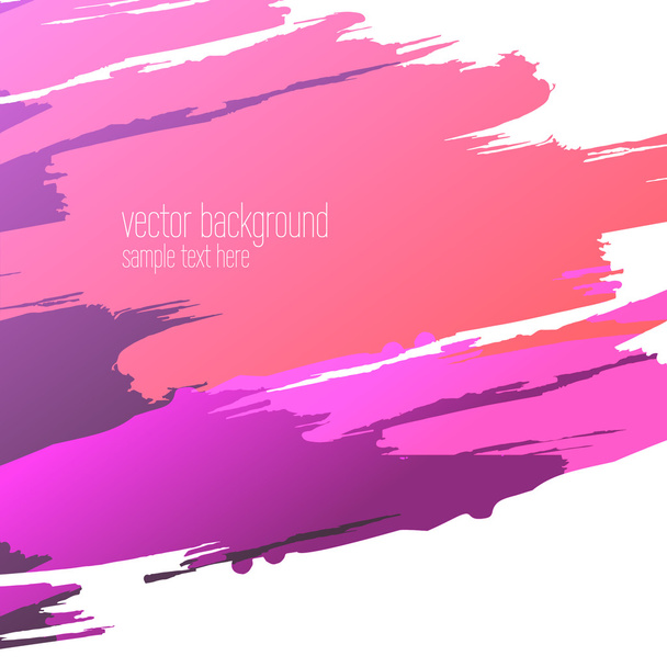 Vector abstract artistic colorful ink drops background template - Vector, Image