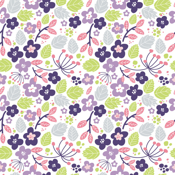 abstract floral pattern - Vektor, kép