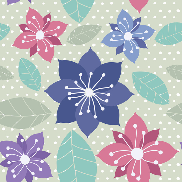 abstract floral pattern - Vector, imagen