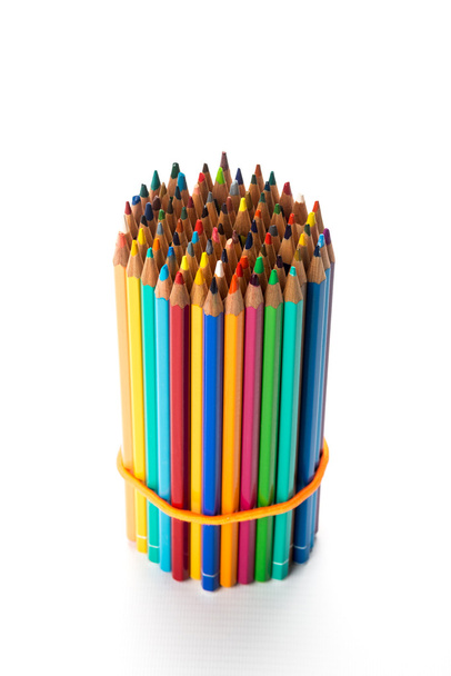 lot colors crayons - Fotografie, Obrázek