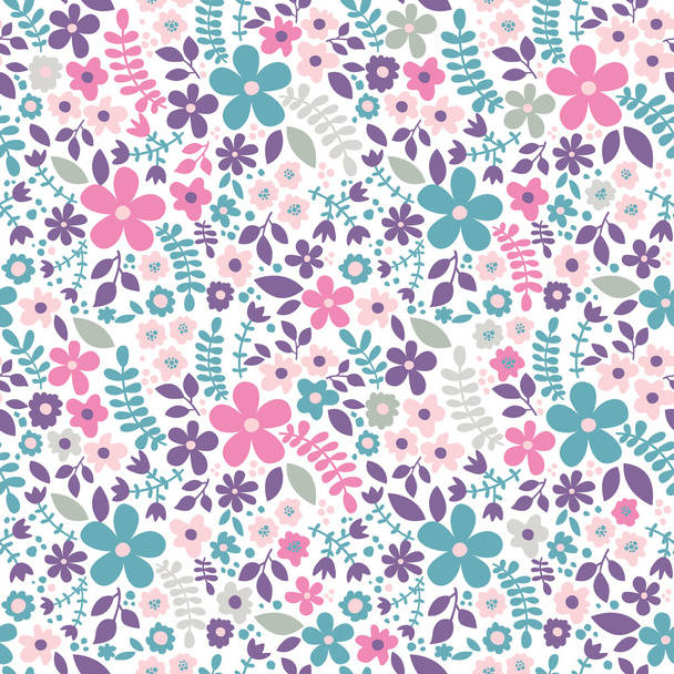 seamless floral pattern - Вектор,изображение