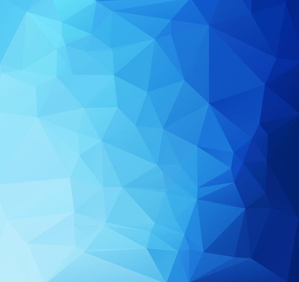 fondo de mosaico poligonal azul, plantillas de diseño creativo - Vector, imagen
