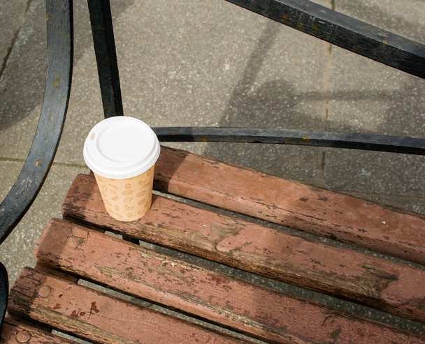 coffee in disposable - Фото, зображення