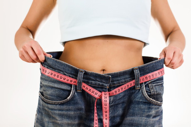 schlanke Taille schlanker Körper erfolgreiche Diät - Foto, Bild