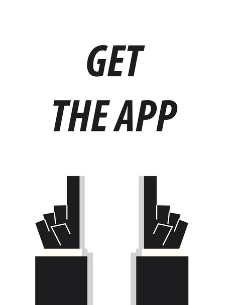 Αποκτήστε το App τυπογραφία διάνυσμα  - Διάνυσμα, εικόνα