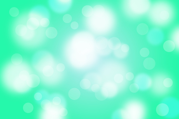 Green and blue gradient bokeh. - Photo, Image