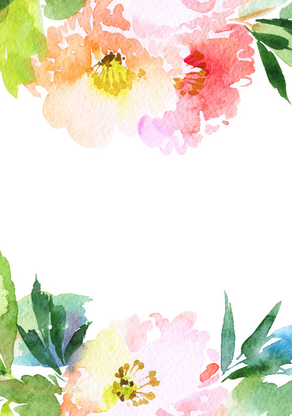 花グリーティングカード - 写真・画像