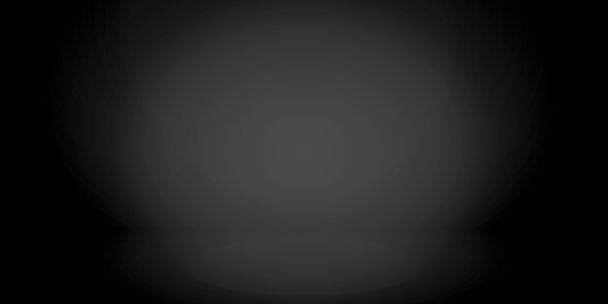 Absztrakt üres sötét gradiens luxus fekete háttér stúdió falán - Fotó, kép