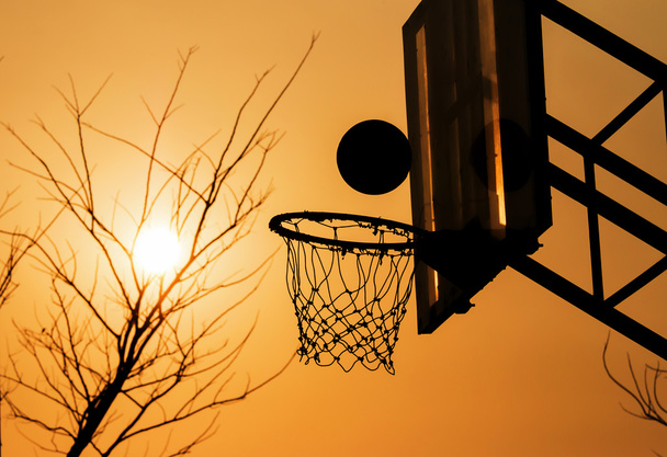 Basket sagome sfondo
 - Foto, immagini