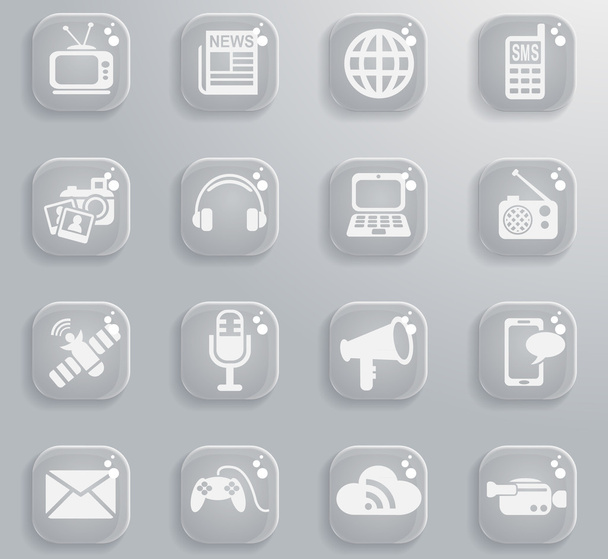 Set di icone multimediali
 - Vettoriali, immagini