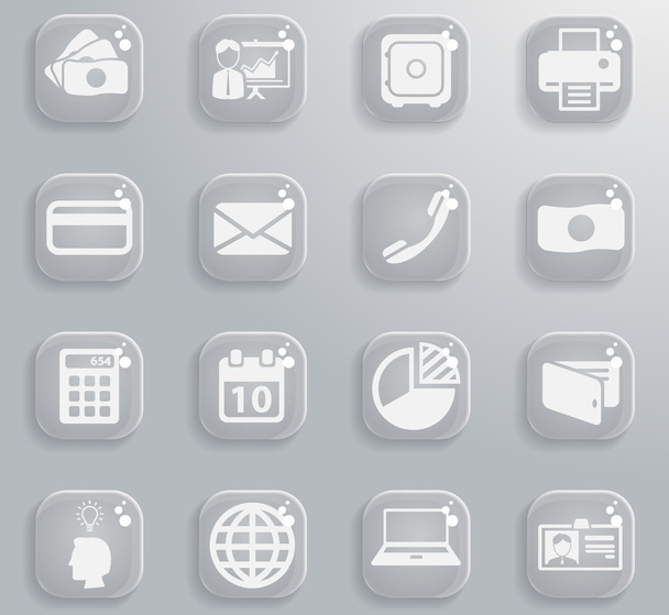 Office simply icons - Вектор,изображение