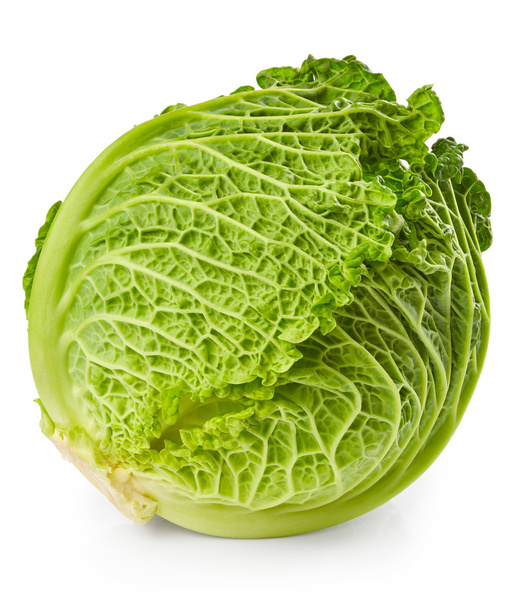 Savoy cabbage isolated  - Foto, Imagem