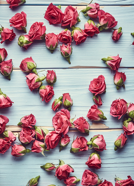 Розы на деревянном фоне
 - Фото, изображение