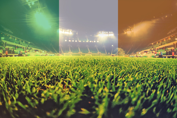 euro 2016 stadion keverési Írország lobogója - Fotó, kép