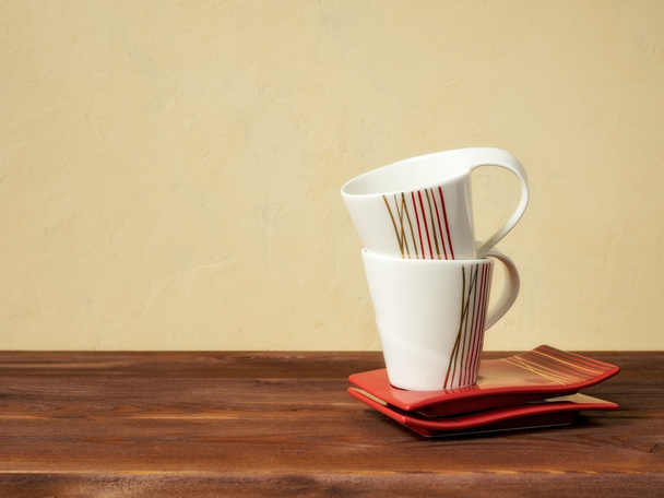 Tazas de té sobre la mesa - Foto, Imagen