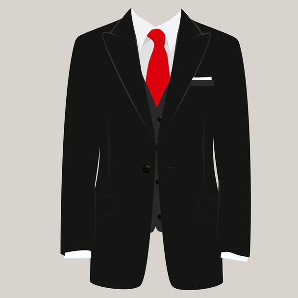 Man suit raster - Photo, Image