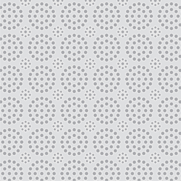 灰色のアイレット サークル パターン - ベクター画像