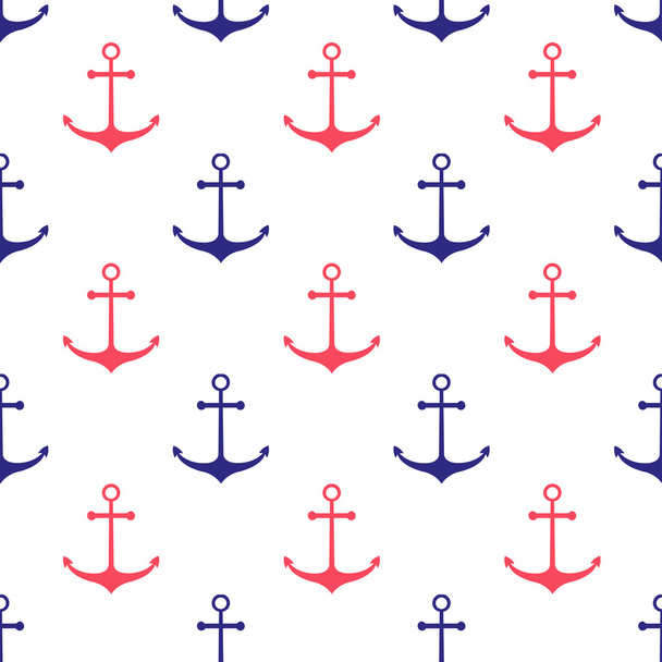 Seamless nautical pattern - Vektori, kuva