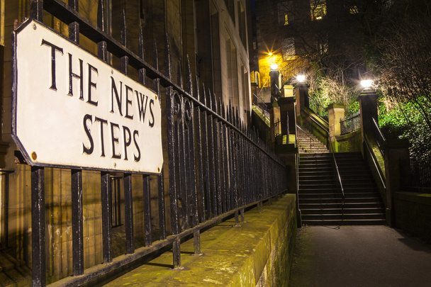 The News Steps in Edinburgh - Foto, afbeelding