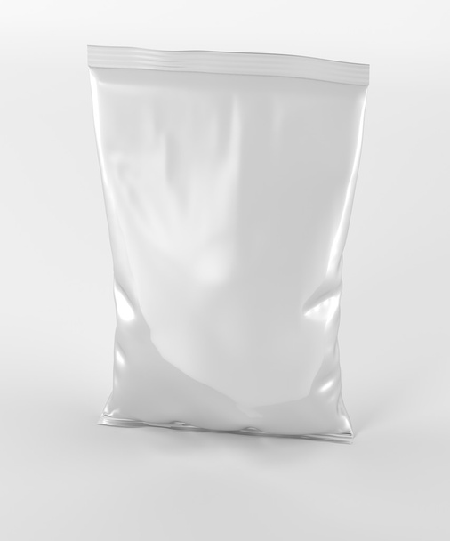 white foil bag - Photo, Image