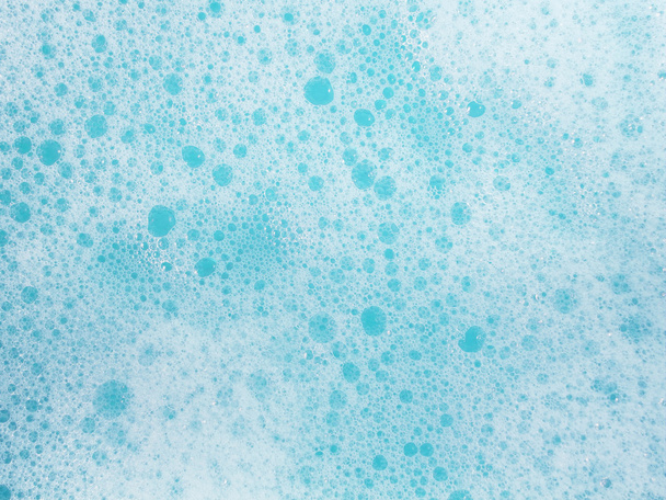 抽象的な背景青い水とシャボン玉は - 写真・画像