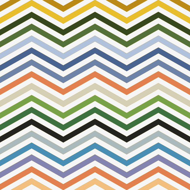 Colorful chevron seamless geometric pattern. Vector illustration - Vector, Image
