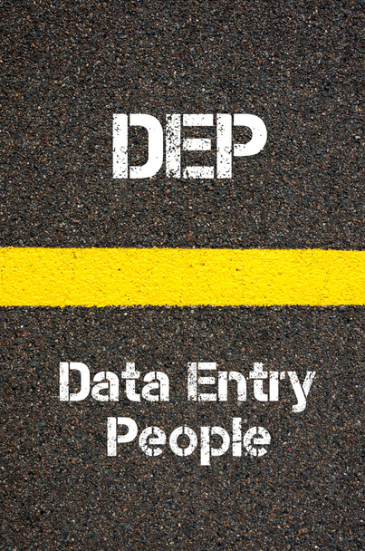 Деловая аббревиатура DEP Data Enterprise People
 - Фото, изображение