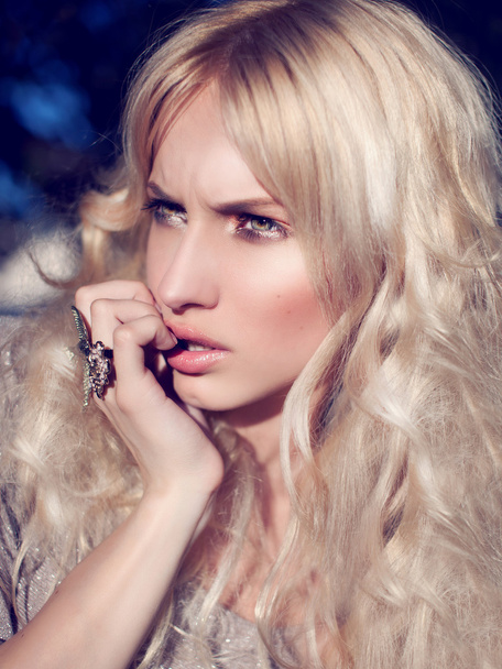 Beautiful Blonde Model     - Foto, Imagem