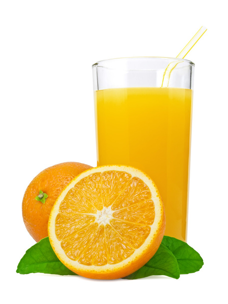 zumo de naranja y naranjas - Foto, Imagen