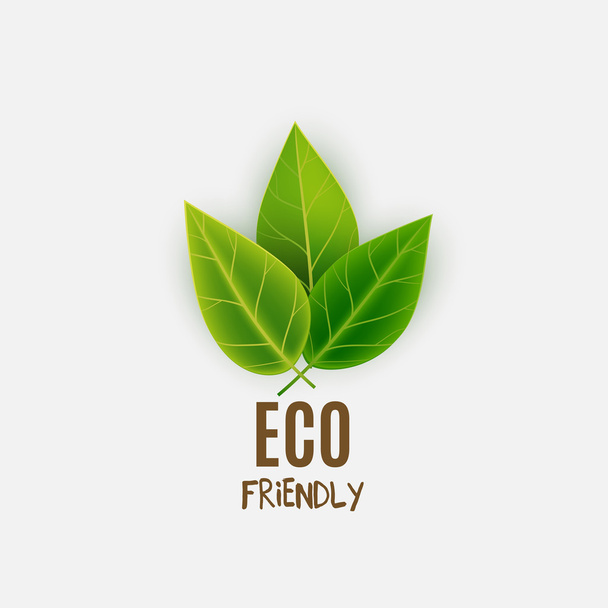 Eco friendly sign - Vettoriali, immagini