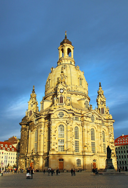 Frauenkirche w Dreźnie, Niemcy - Zdjęcie, obraz