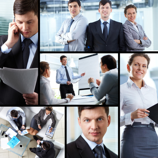 Business collage - Photo, Image