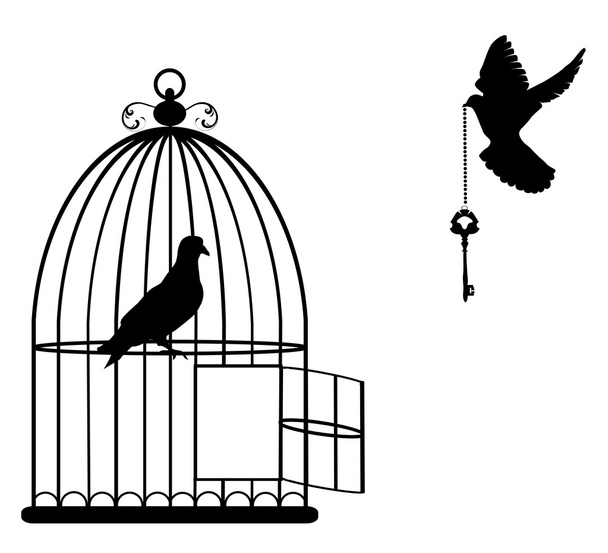 Vector Bird Cage  - Vector, Image