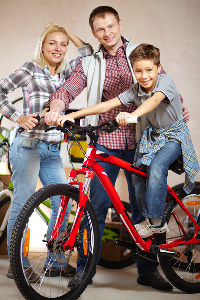Family of bikers - Photo, Image