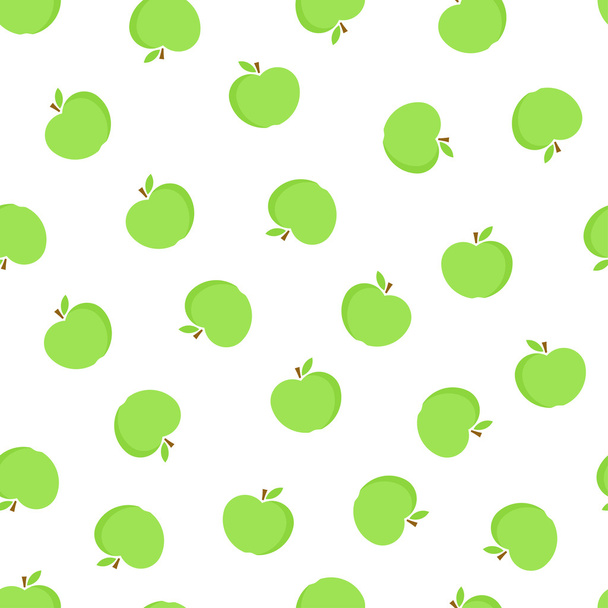 Apples seamless pattern. - ベクター画像