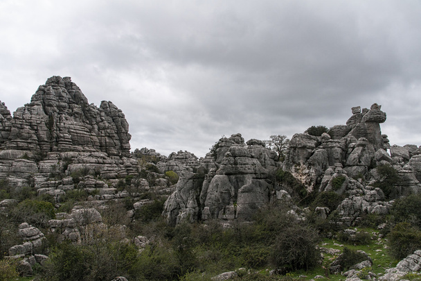 Naturschutzgebiet torcal von antequera in der Provinz Malaga, Andalusien - Foto, Bild