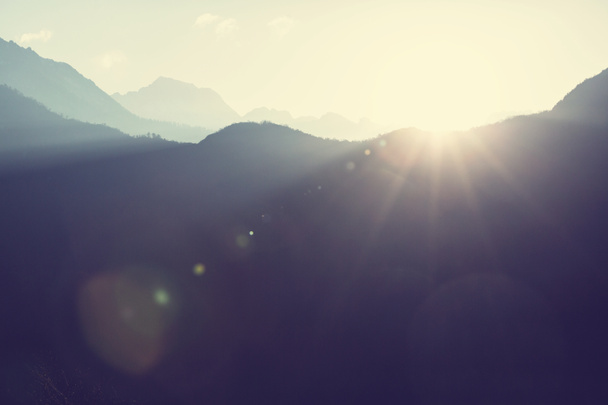 красиві гори силуети
 - Фото, зображення