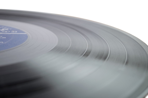 disque vinyle isolé sur fond blanc - Photo, image