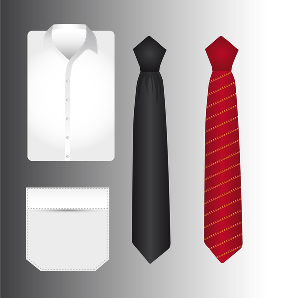 футболка і краватка
 - Вектор, зображення