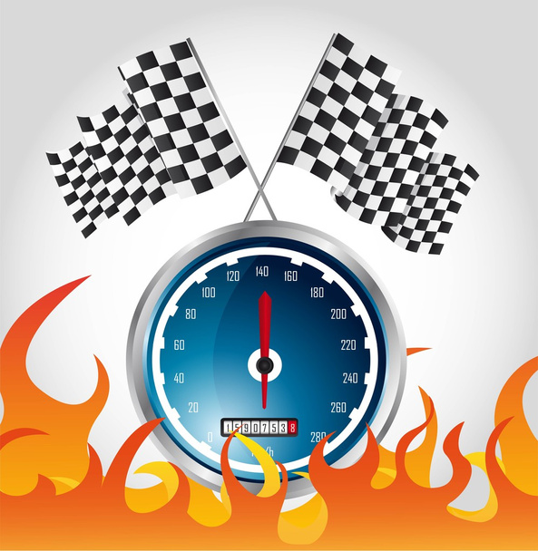 snelheid racen - Vector, afbeelding