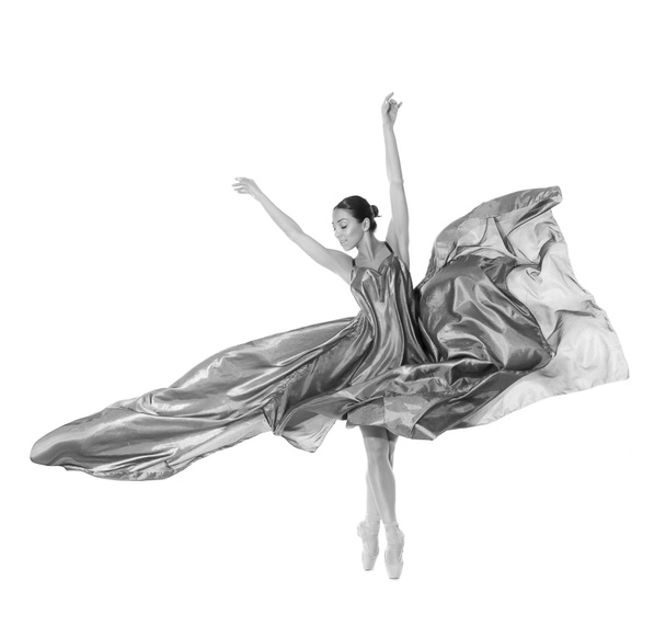 Ballet dancer in the flying dress - Photo, Image