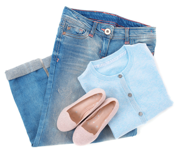 Stylish casual clothes for girls - Foto, Imagem