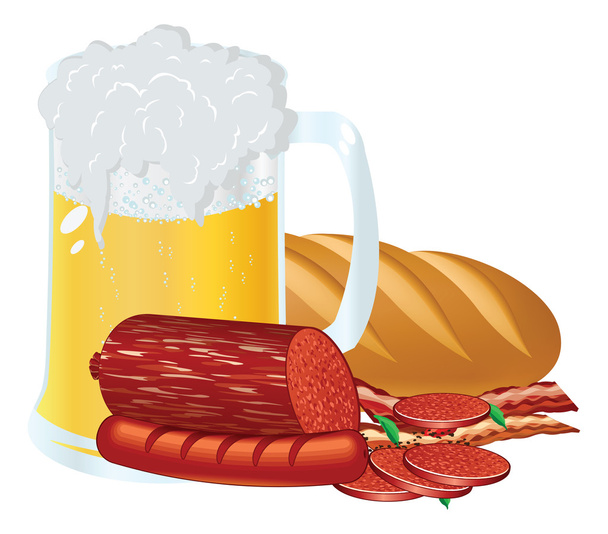 приготовані ікони їжі та напоїв
 - Вектор, зображення