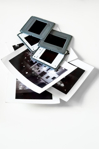 Pile of slides and old photographs - Photo, Image