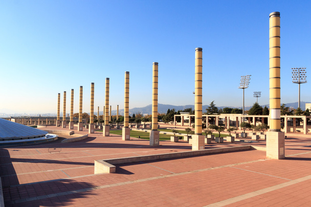 Barcelonan olympiapuisto (Anella Olimpica) Montjuicissa
 - Valokuva, kuva