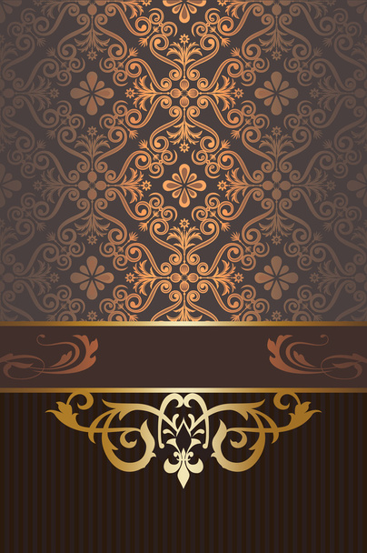 Decorative background with vintage ornament. - Photo, image
