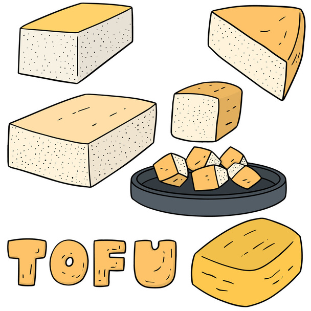 vector set of tofu - Vector, Image